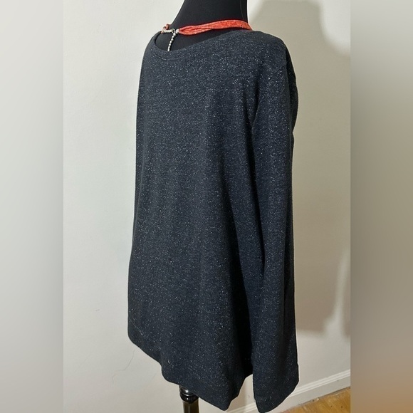 Lane Bryant sz 18 - 20 tunic in a charcoal with a slight tweed With accent - Picture 7 of 16